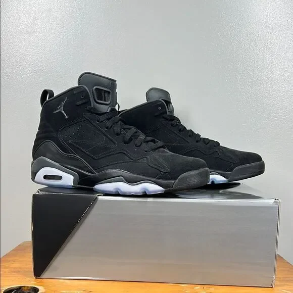 Authentic Jordan MVP Black Sneakers with box - Picture 1 of 8